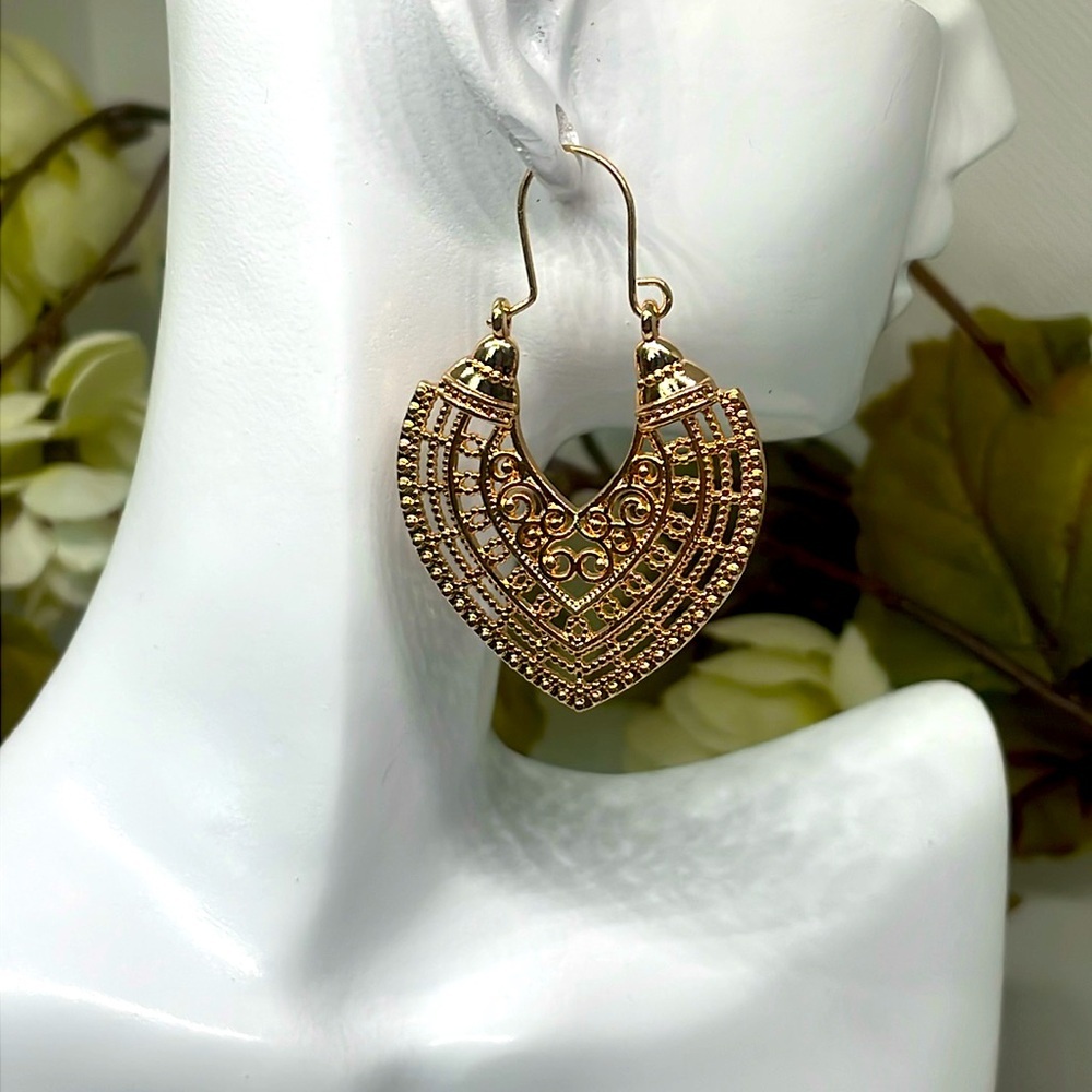 Gold Fashion Earrings